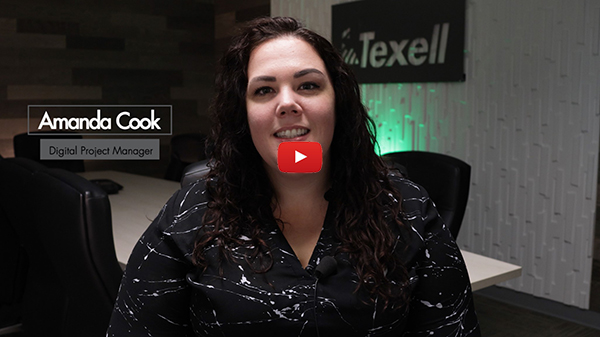 IMAGE: Screenshot of video with Amanda Cook, Digital Project Manager