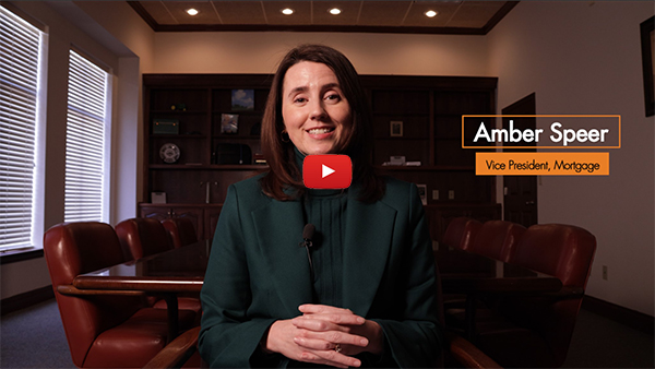 IMAGE: Screenshot of video with Amber Speer, Vice President of Mortgage