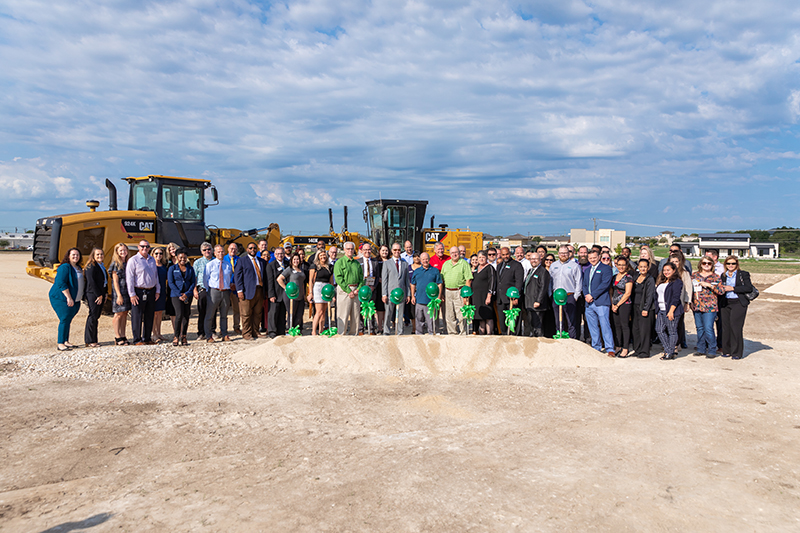 IMAGE: All in attendance at HQ groundbreaking ceremony