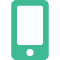 ICON: green mobile phone icon