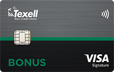 IMAGE: Texell Signature Bonus Credit Card